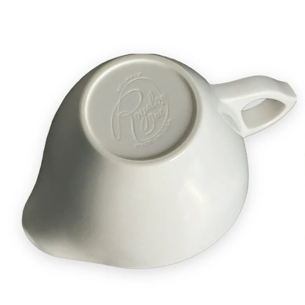 Vintage Royalon Melamine‎ Melmac # 311 Creamer WHITE